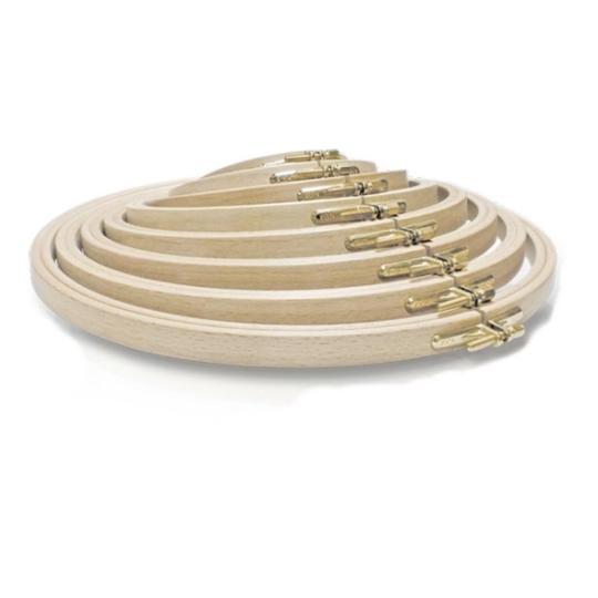 Tambours à broder en bois