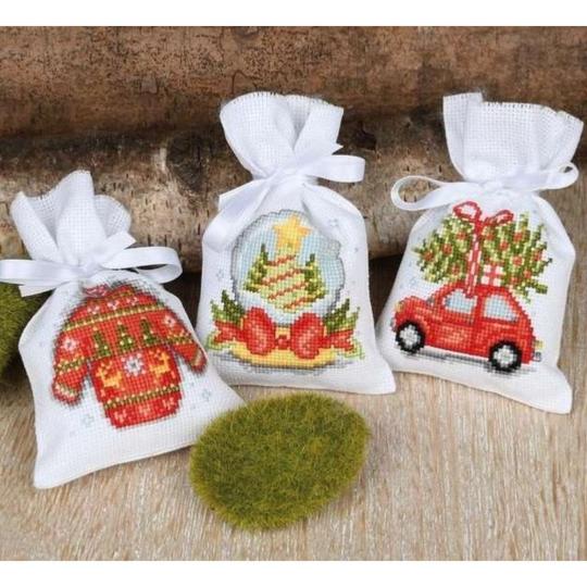 Kit Sachet Dans la Forêt lot de 3 - Vervaco