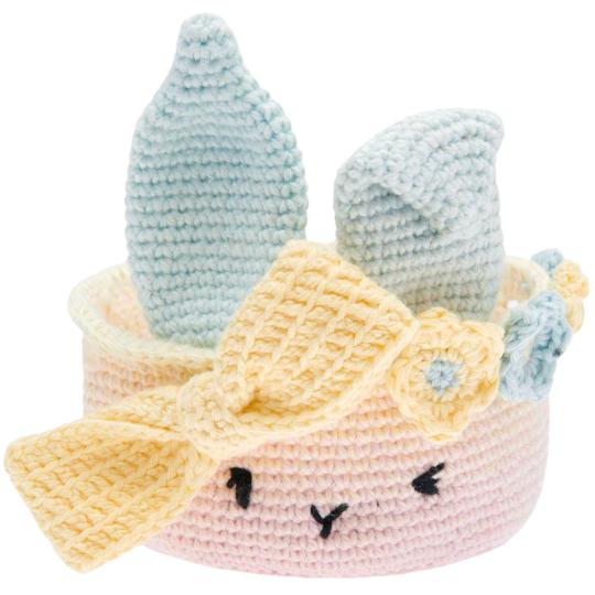 Corbeille de Pâques Pastel • Kit Ricorumi Crochet - Rico Designs