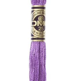 Fil à broder mouliné DMC coloris 552 Violette