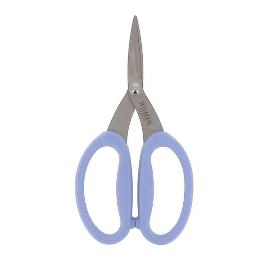 Ciseaux de précision micro-dentés 17,5 cm x 9 cm - Bleu - Bohin