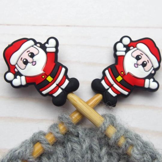 2 Protège-pointes pour Aiguilles et Crochets - Jolly Santa