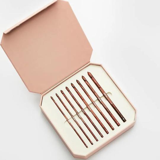 coffret crochets KnitPro Symfonie Rose