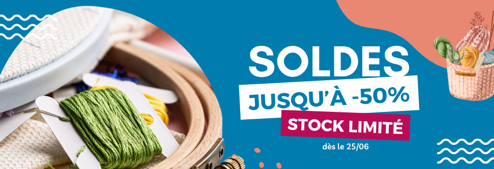 Soldes broderie et point de croix