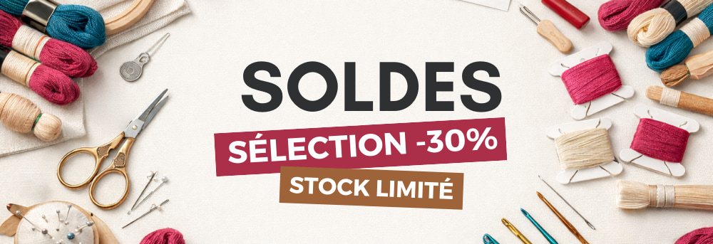 Soldes broderie et point de croix