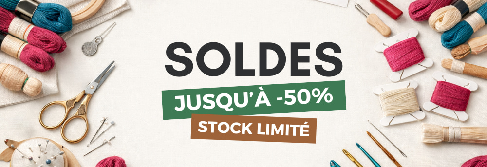 Soldes broderie et point de croix
