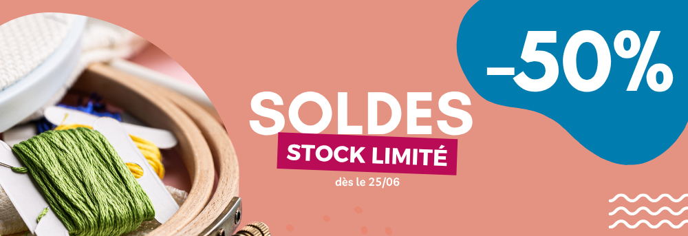 Soldes broderie et point de croix
