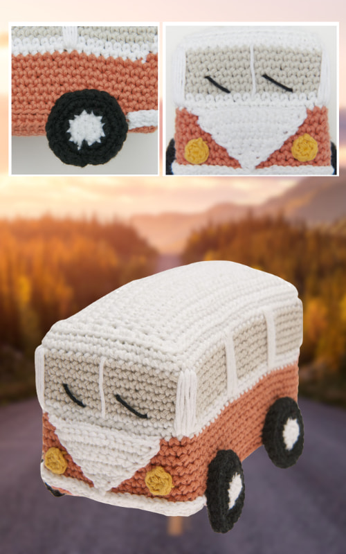 Mini van -  tuto gratuit crochet