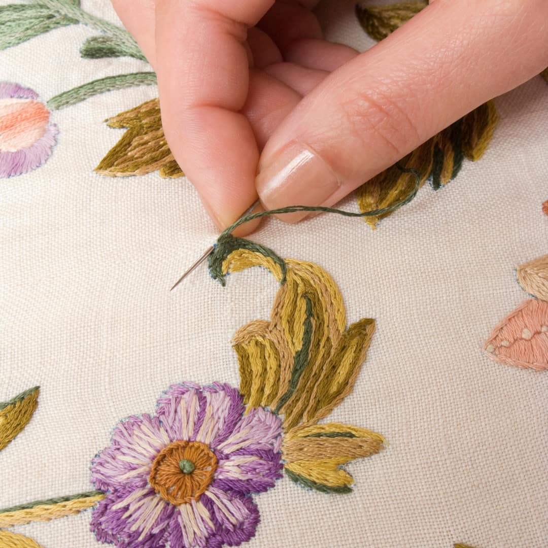 Broderie traditionnelle exemple